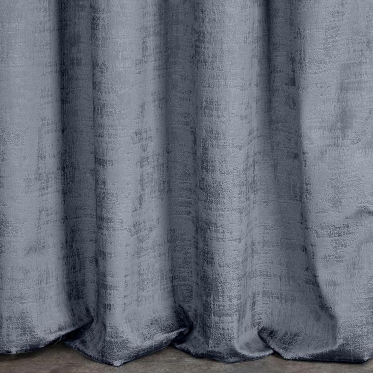 Eurofirany, zasłona zaciemniająca gotowa, na taśmie, Daria, 140-270 cm, stalowy