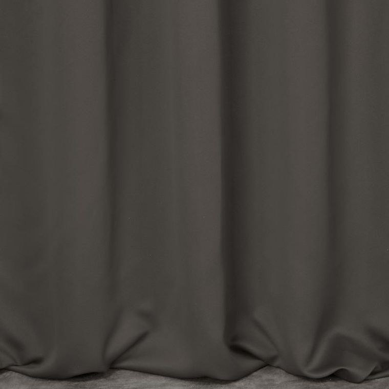 Eurofirany, zasłona zaciemniająca gotowa, na taśmie, Milan, 140-300 cm, grafitowy