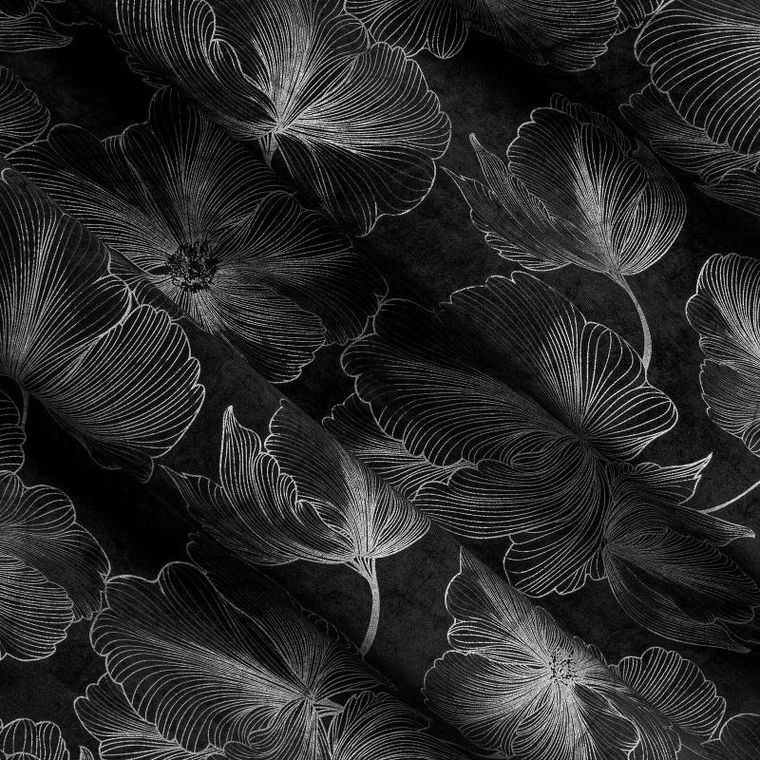 Eurofirany, zasłona zaciemniająca gotowa, na taśmie, Stella, 140-300 cm, czarny