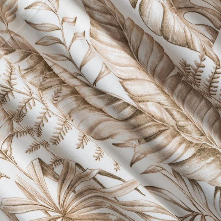 Eurofirany, zasłona zaciemniająca gotowa, Saba, na taśmie, 140-270 cm, biały