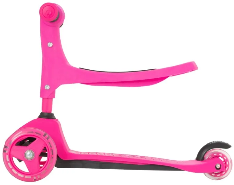 EVO, jeździk i hulajnoga 2w1, różowa