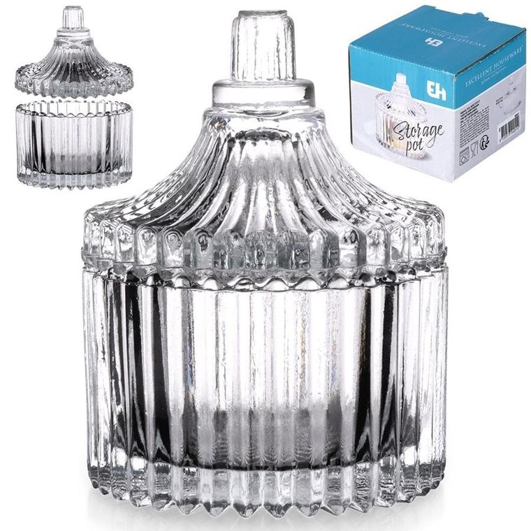 Excellent Houseware, cukierniczka, szklana, 80 ml