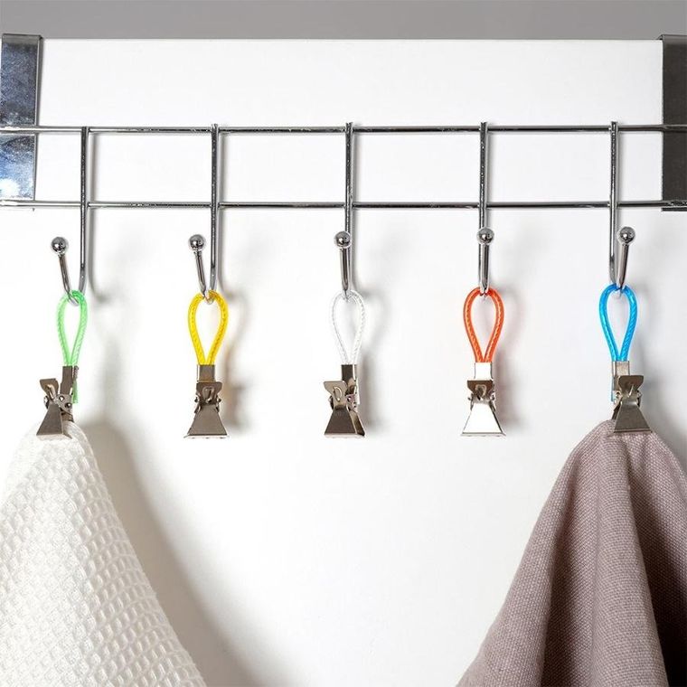 Excellent Houseware, klipsy na ręczniki, 5 szt.