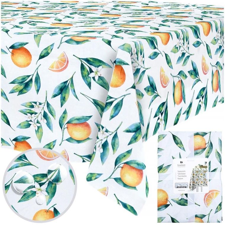 Excellent Houseware, obrus wodoodporny plamoodporny, 180-130 cm