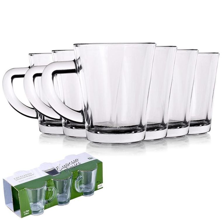 Excellent Houseware, szklanki, 70 ml, 6 szt.