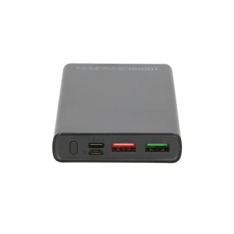Extralink, EPB-067B 10000mAh, powerbank, fast charging, USB-C, czarny