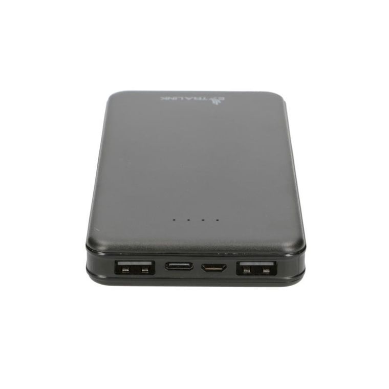Extralink, EPB-078B 10000mAh, powerbank, USB-C, czarny