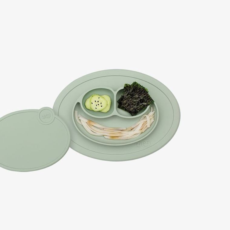 EZPZ, Mini Mat, pokrywka do małego talerzyka, pastelowa zieleń