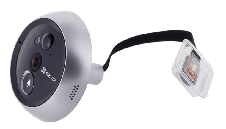 Ezviz, wideodomofon, DP2C 2MP, 10,9 cm, 4.3", srebrny