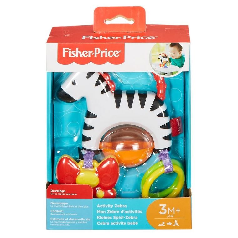 Fisher-Price, Aktywizująca zebra, zabawka niemowlęca