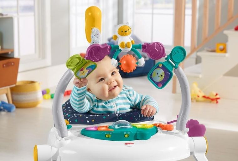Fisher-Price, Kompaktowy Skoczek Astrokotek, zabawka niemowlęca