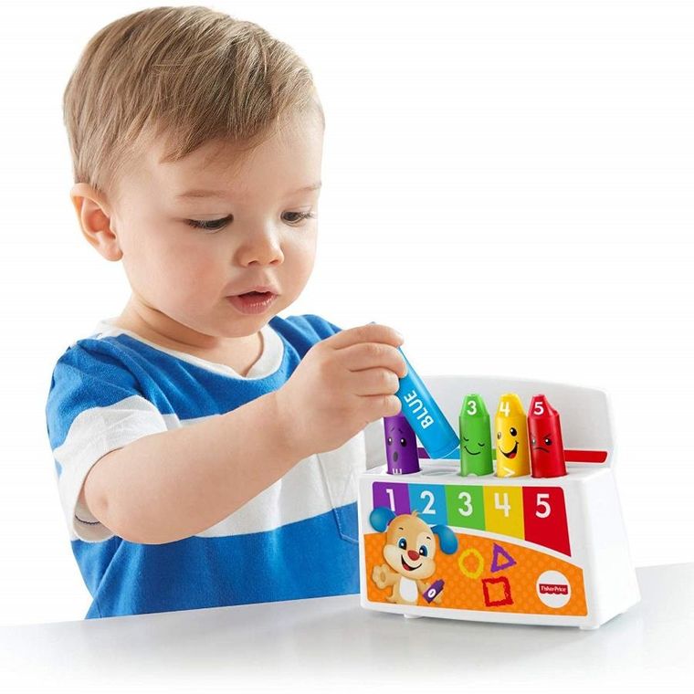 Fisher-Price, Uczące kredki „Kolorki-Humorki”, zabawka niemowlęca