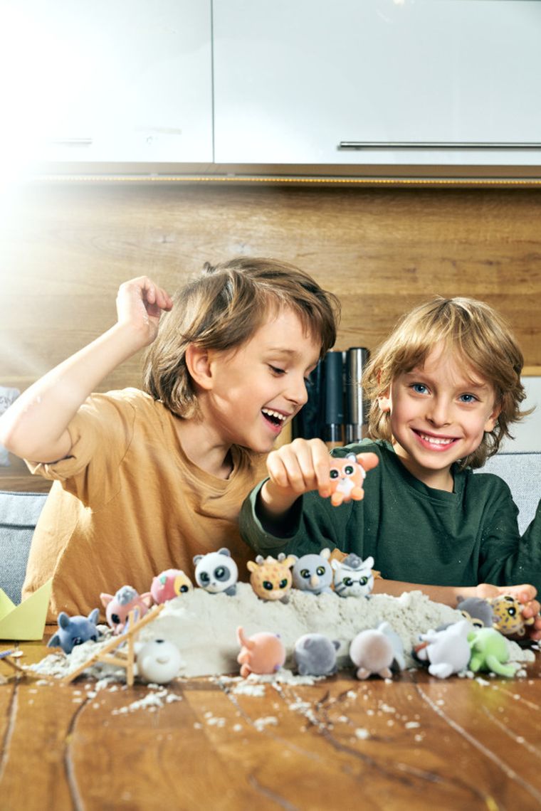 Flockies, kameleon Clark, figurka