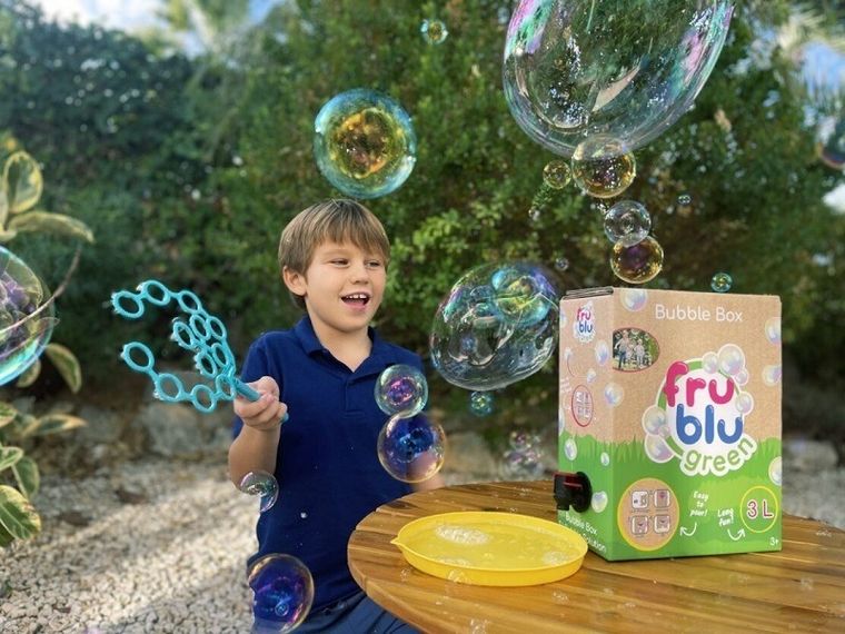 Fru Blu, Bubble Box, bańki mydlane płyn uzupełniający z kranikiem, 3l