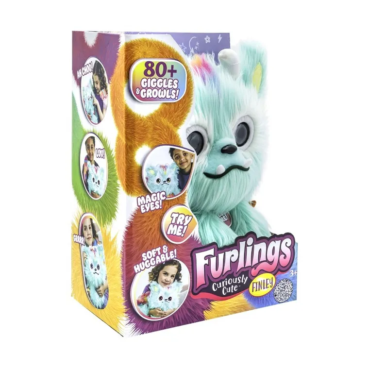 Furlings, Curiously Cute, Niesforne Futrzaki, maskotka interaktywna, Finley