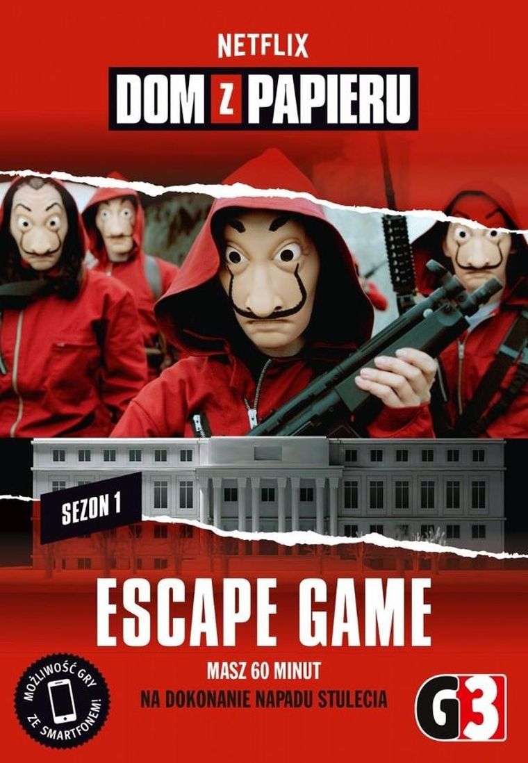 G3, Dom z papieru, Escape Game, gra strategiczna