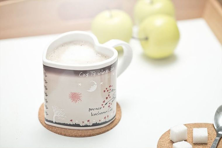 Gadget Master, kubek uczuciowy, Serce