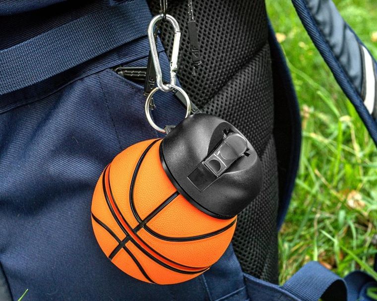 Gadget Master, składany bidon, piłka do kosza