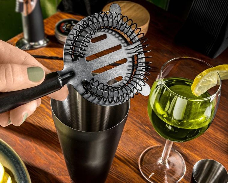 Gadget Master, zestaw barmański z wędzeniem whisky Deluxe 2w1