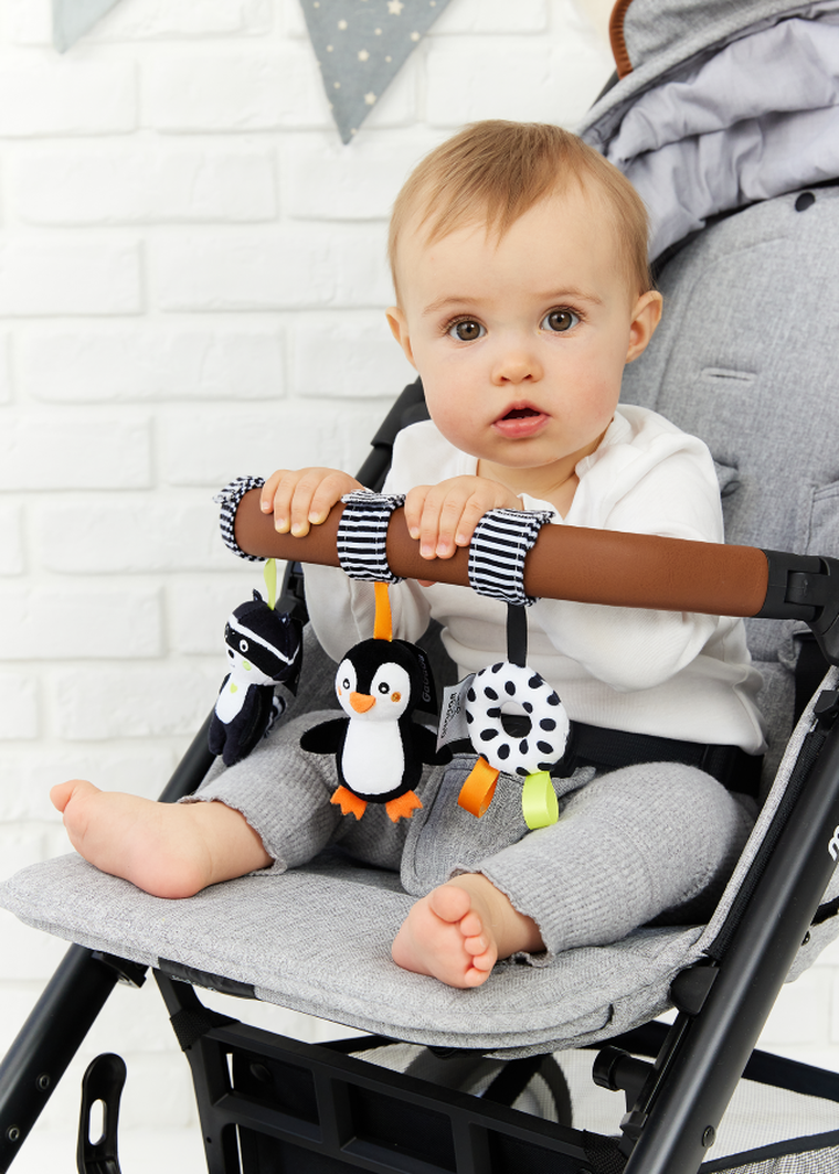 Gagagu, pluszowe zawieszki, szop, pingwin, oponka