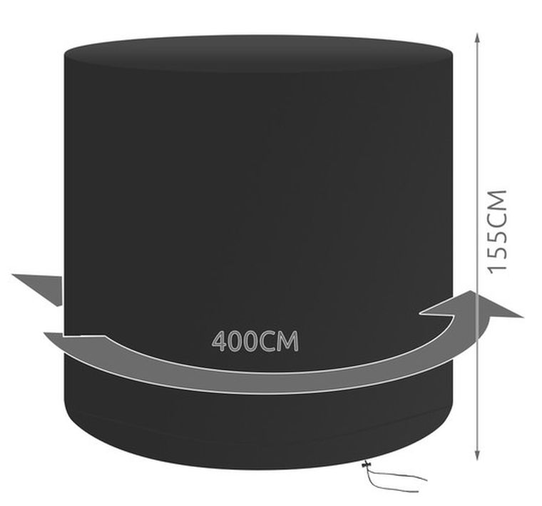 Gardlov, pokrowiec na kosz ogrodowy, pojedynczy