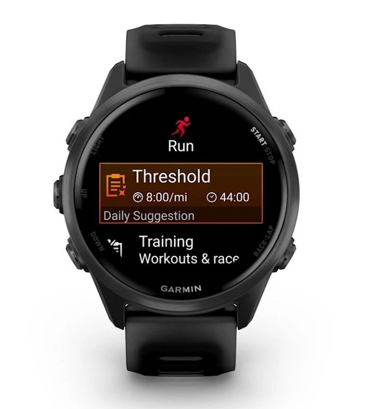 Garmin, Forerunner 570 AMOLED, zegarek, 42 mm, czarny