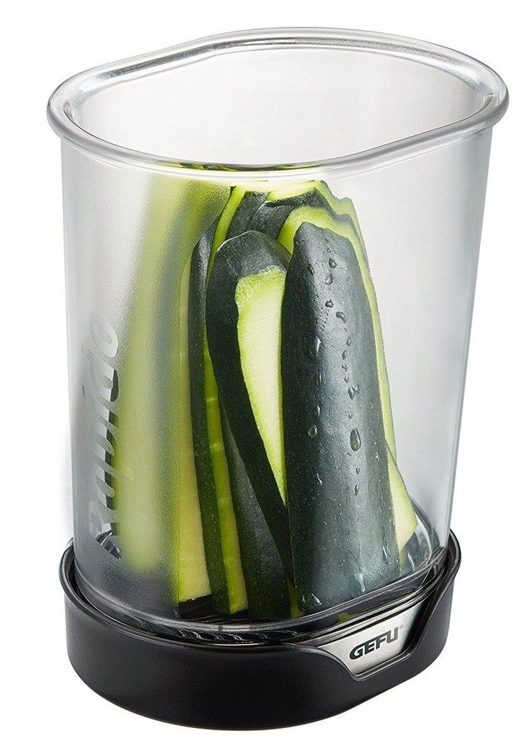 Gefu, krajalnica ręczna do warzyw i owoców z pojemnikiem