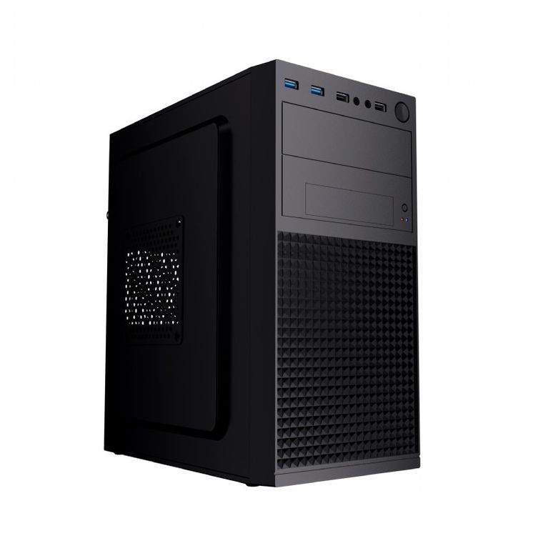 Gembird, obudowa komputerowa, Fornax K300, Micro-ATX, 2x USB 3.0 + 2x USB 2.0 czarna