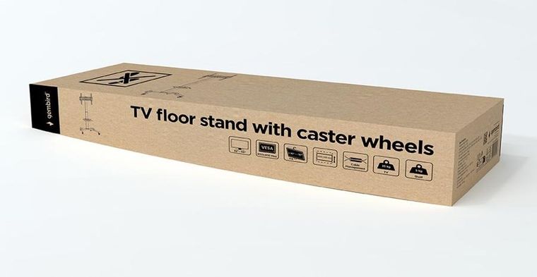 Gembird, stojak pod telewizor, mobilny, z regulacją wysokości, 32"-55"