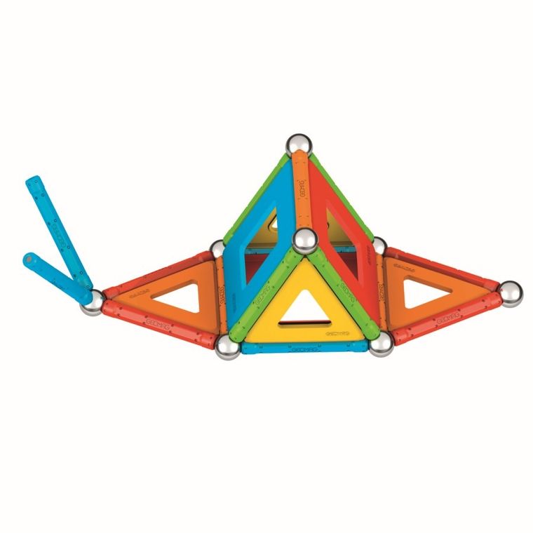 Geomag, Supercolor Panels Recycled, konstrukcyjne klocki magnetyczne, 78 elementów