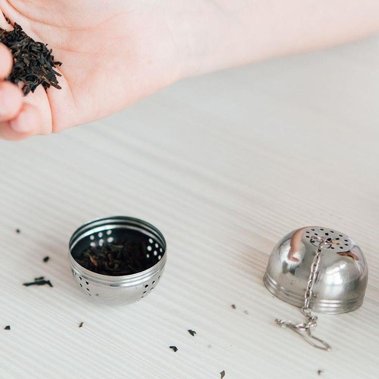 Get-It, sitko do zaparzania herbaty ziół, stalowe