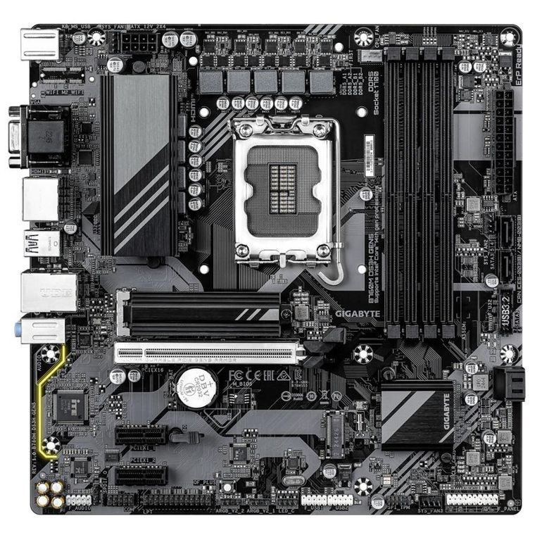 Gigabyte, płyta główna, B760M DS3H s1700 GEN5 4DDR5 HDMI/DP/DSUB mATX