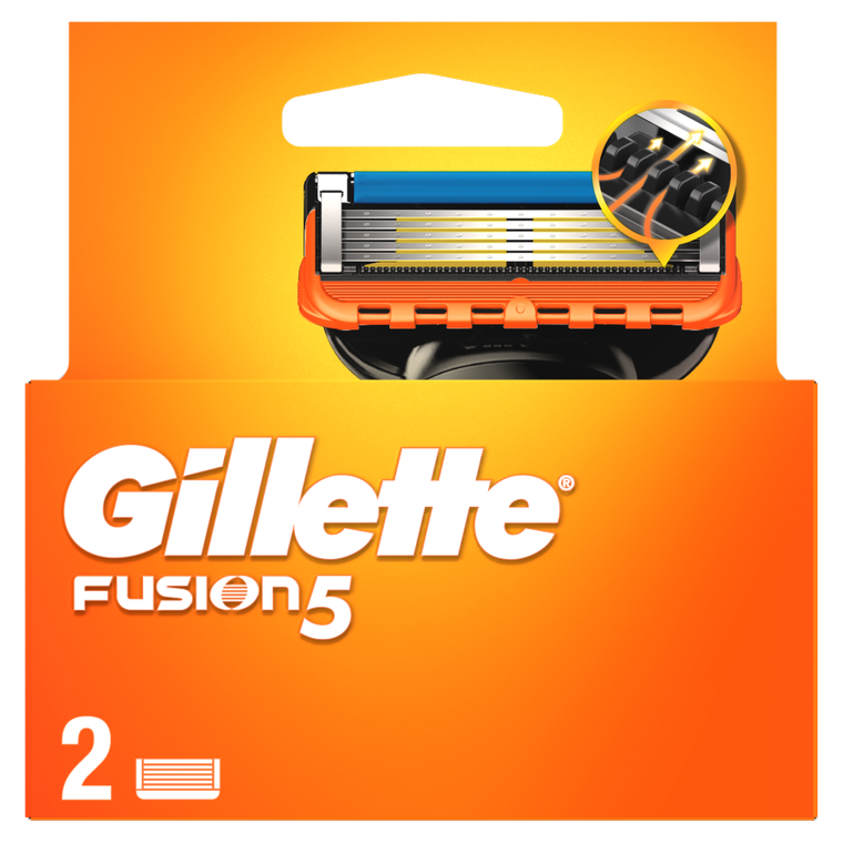 Gillette, Fusion, wymienne ostrza do maszynki do golenia, 2 szt.