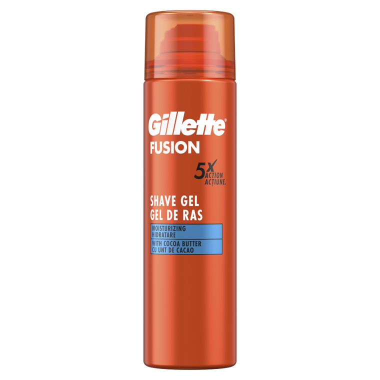 Gillette, Fusion5, intensywnie nawilżający żel do golenia, 200 ml