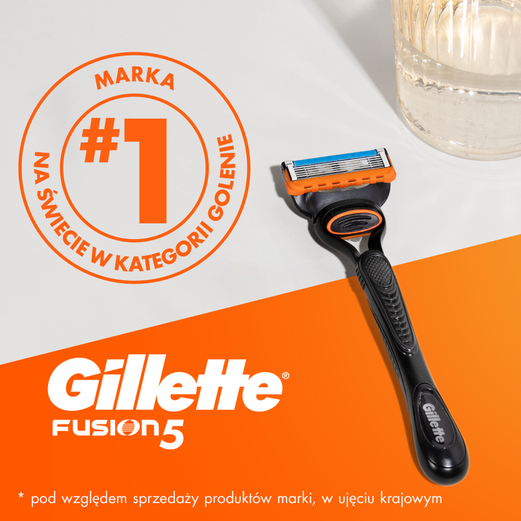 Gillette, Fusion5, ostrza wymienne do maszynki do golenia, 12 szt.