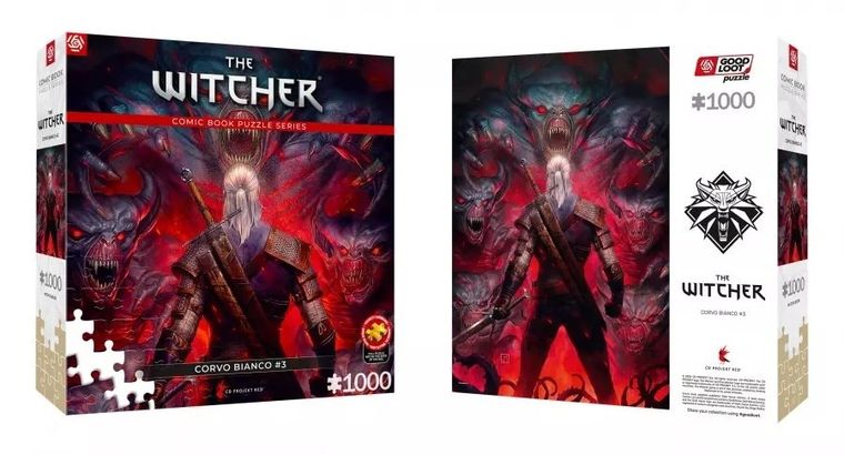 Good Loot, Comic Book, The Witcher, Corvo Bianco, puzzle, 1000 elementów