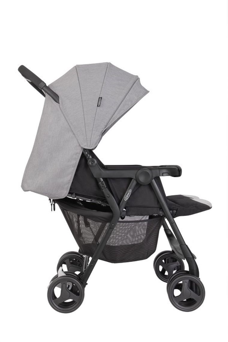 Graco, DuoRide, wózek spacerowy dla bliźniąt, Steeple Gray