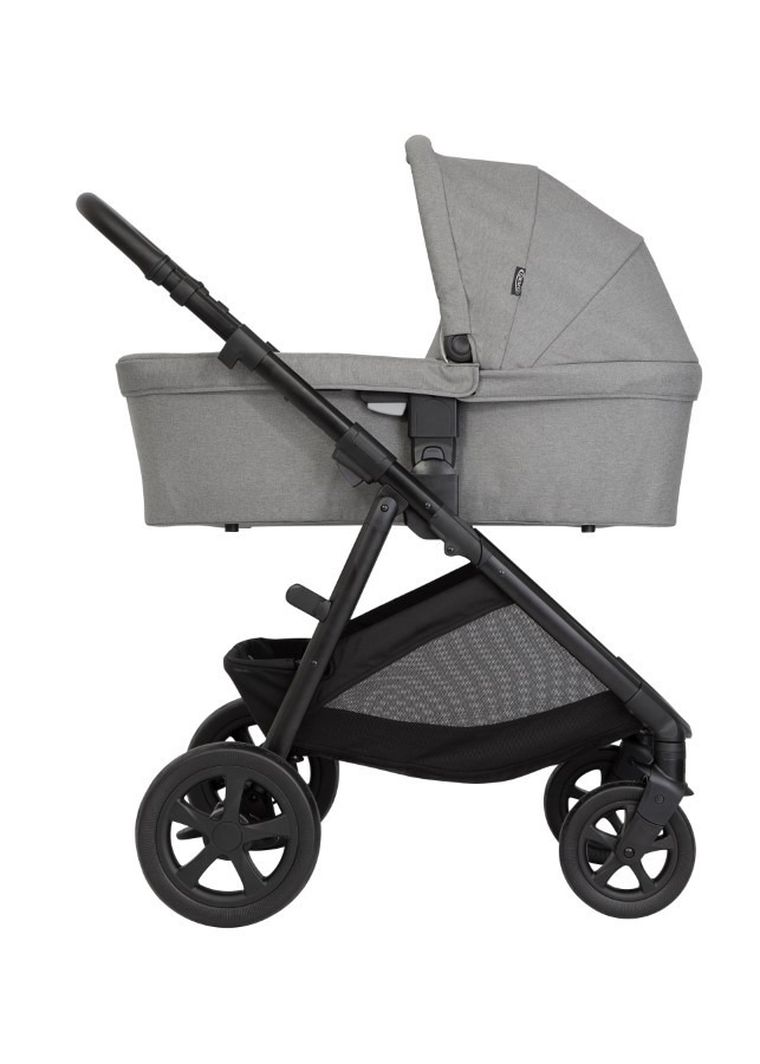 Graco, Near2Me DLX, wózek spacerowy z gondolą i fotelikiem, Ash