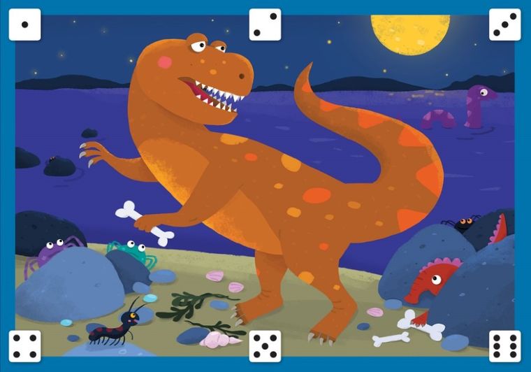 Granna, Moje Dinozaury, układanka edukacyjna