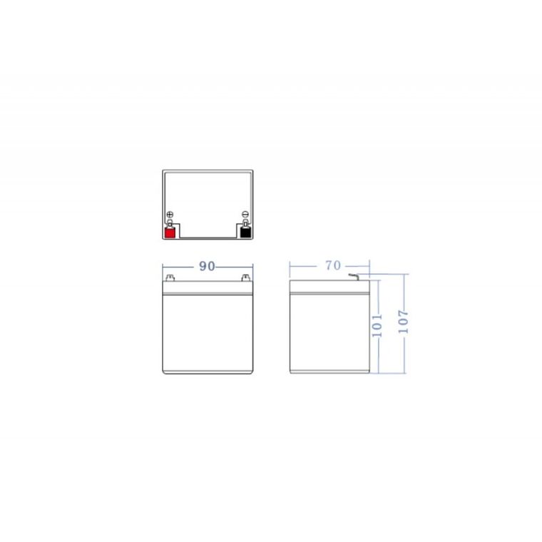 Green Cell, akumulator żelowy, AGM27, 12V, 5 Ah