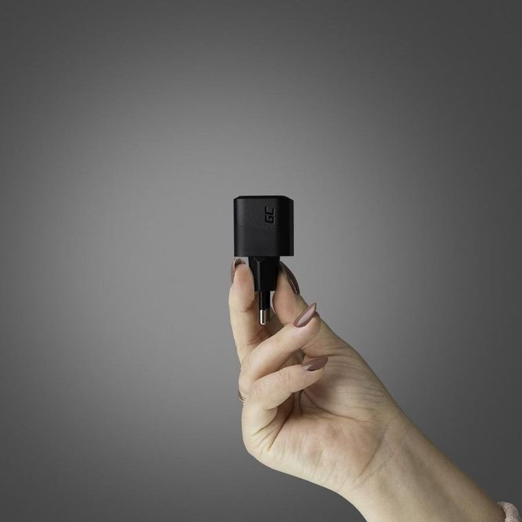 Green Cell Ładowarka USB-c Gan Gc Powergan 33w Pd 3.0 Qc 3.0 USB-c, czarna