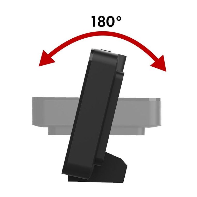 GreenBlue, radiobudzik cyfrowy LED z projektorem, USB, 5V, DC + CR2032 GB172