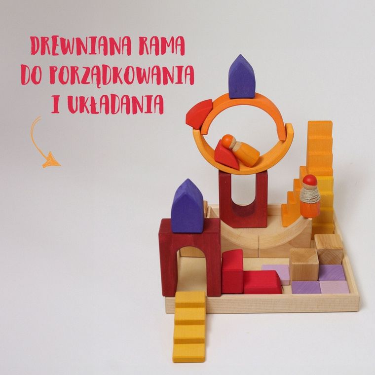 Grimms, Kolory pustyni, układanka drewniana w ramce