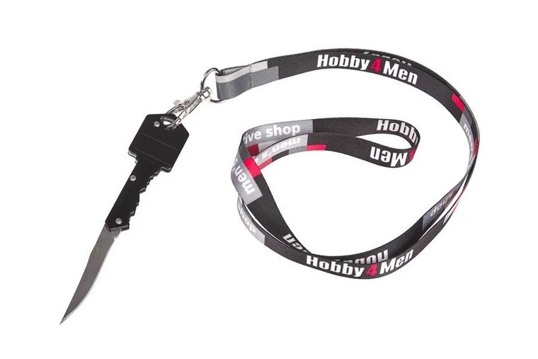 Guard, nóż składany w kluczu, czarny, YC-006-BL