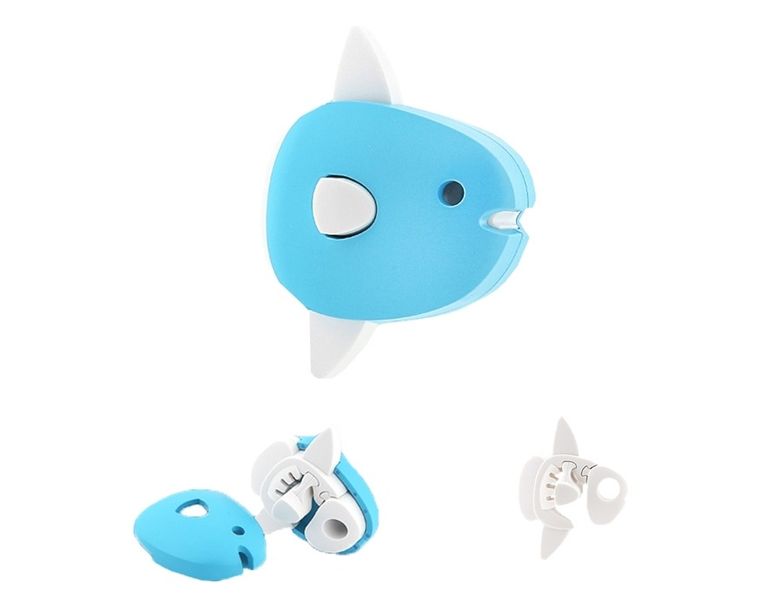 HalfToys, magnetyczna figurka do składania z makietą, Ryba Samogłów, 5 elementów