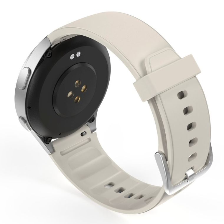Hama, Smartwatch 8900, GPS, Amoled 1.3, szara koperta, srebrna ramka, pasek silikonowy