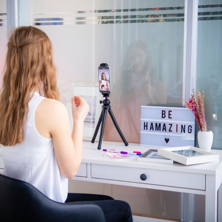 Hama, uchwyt na smartfona / tablet pro, 2w1, 1/4”