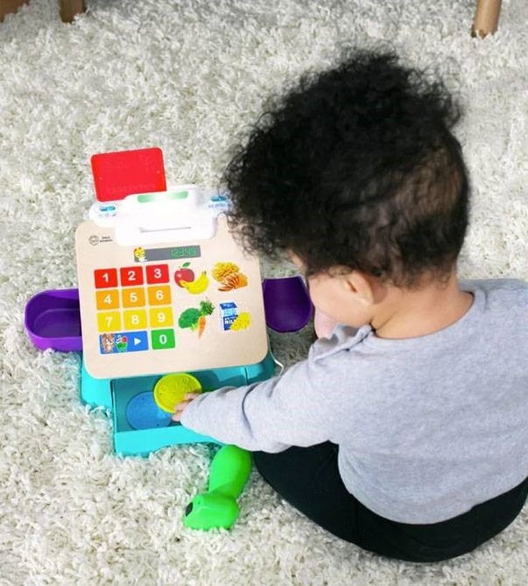 Hape, Baby Einstein, Magiczna dotykowa kasa fiskalna, zabawka interaktywna