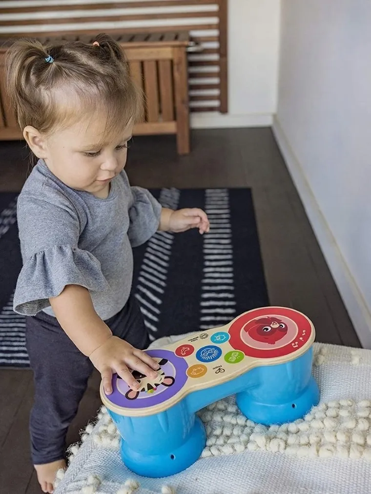 Hape, Baby Einstein, Magiczne dotykowe bębenki, zabawka muzyczna