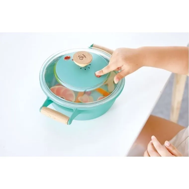 Hape, zestaw do gotowania na parze, zabawka interaktywna